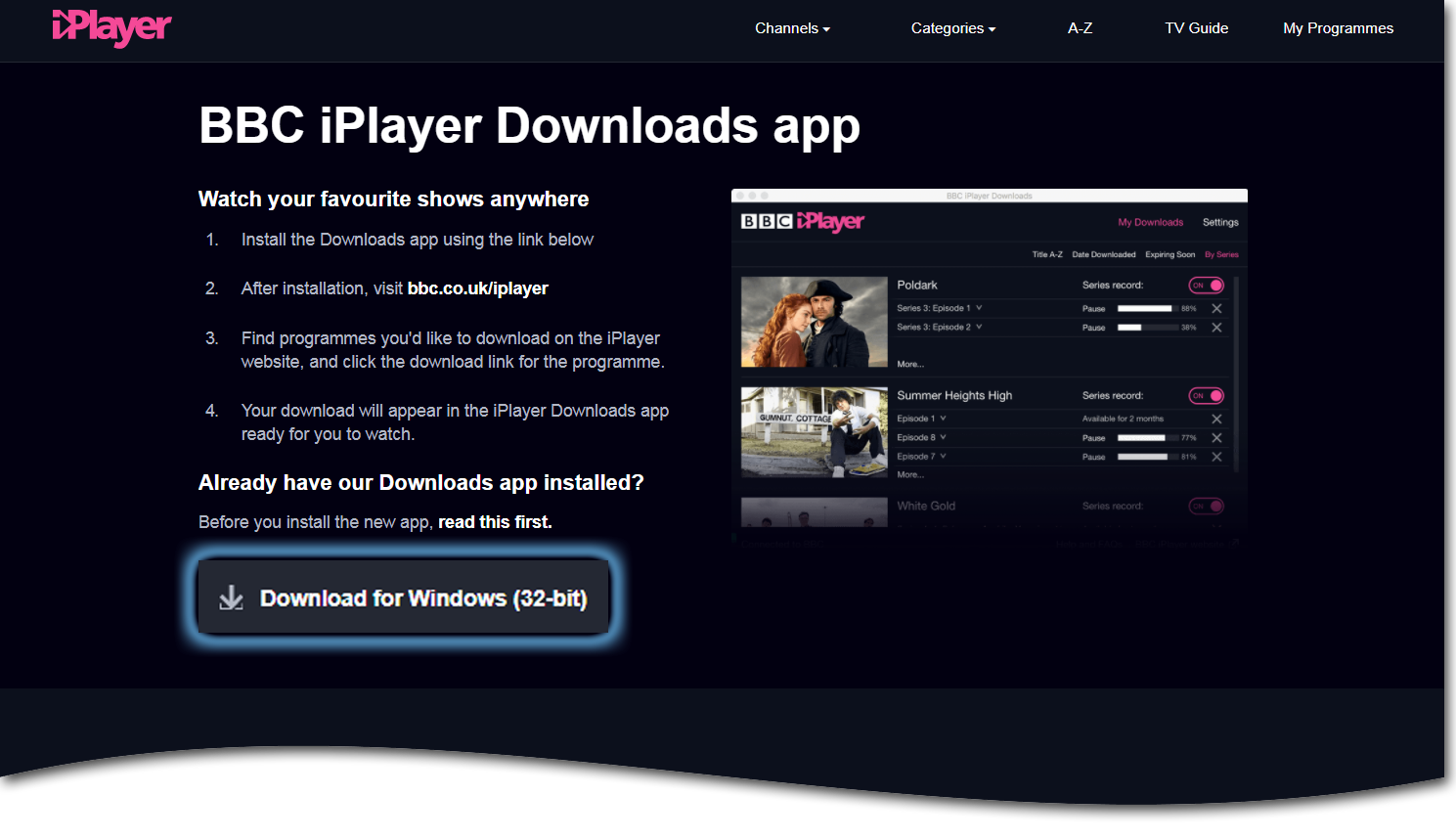 Download iplayer videos mac